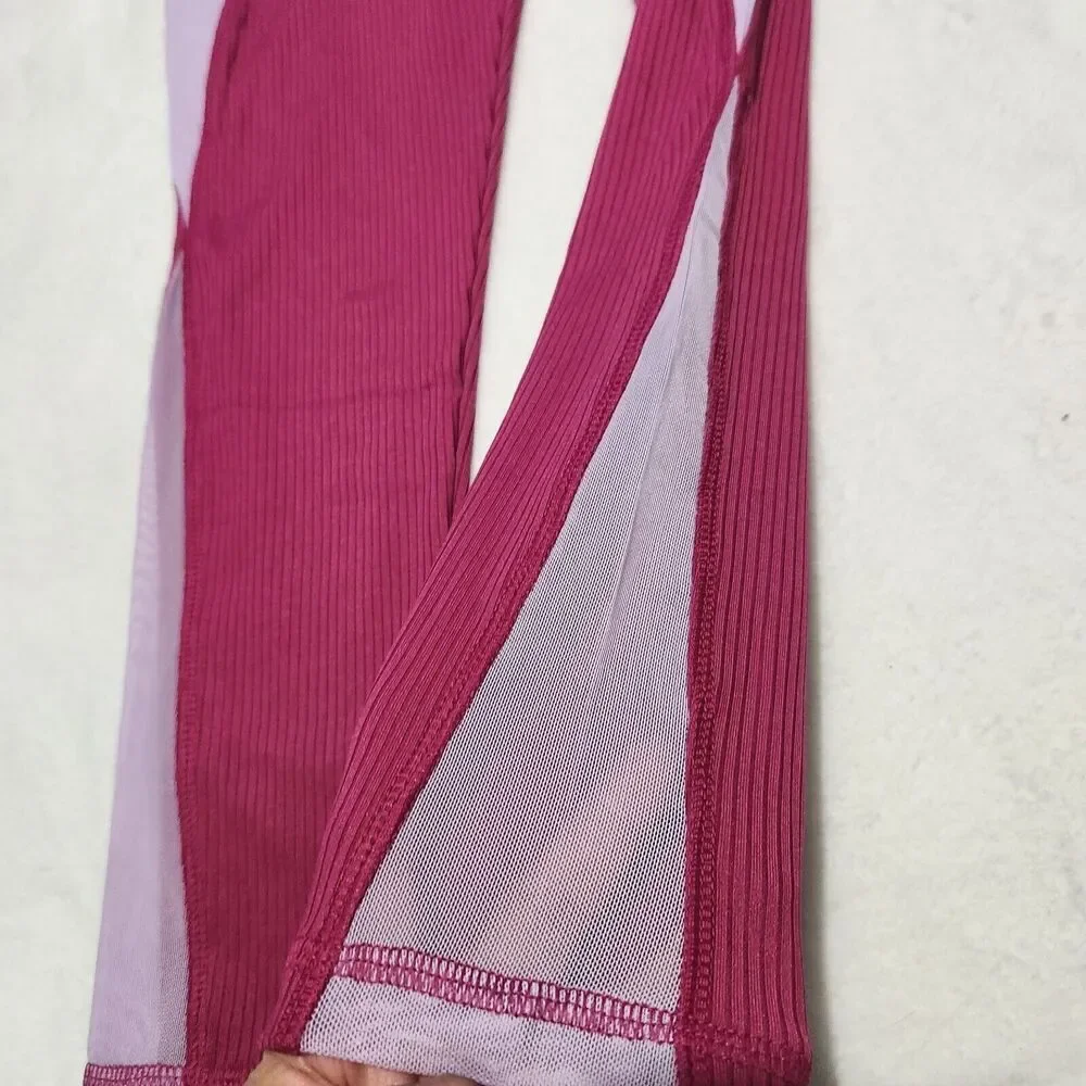 Justice Leggings For Girls Size Medium (10) Color Raspberry Radiance [